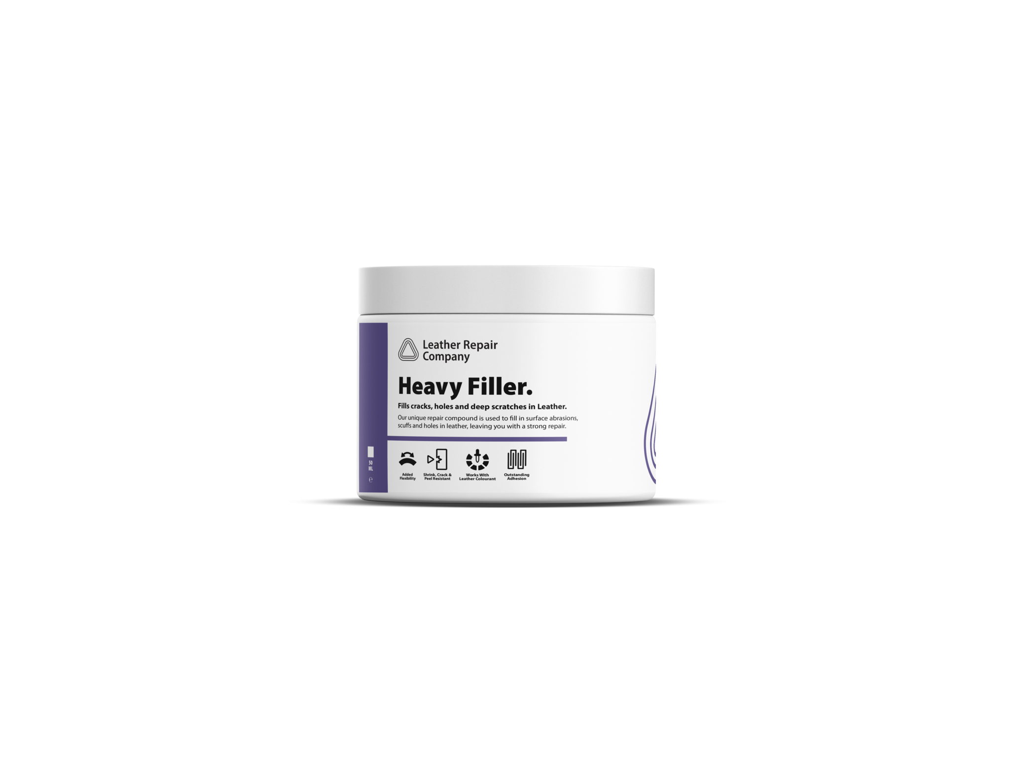 Heavy Leather Repair Crack Filler & Compound LRC